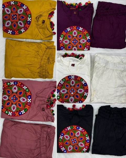 Ready To Wear Gamthi Work Skirt Top  Ready To Wear Collection