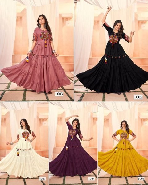 Ready To Wear Gamthi Work Skirt Top  Ready To Wear Collection