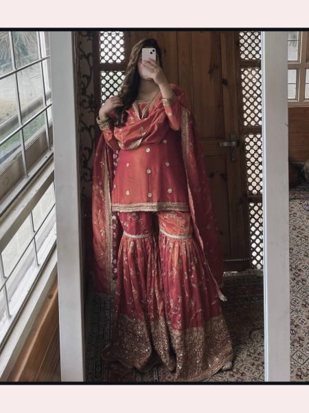 Ready To Wear Heavy Embroidery Sequence Work Sharara Set Ready To Wear Collection