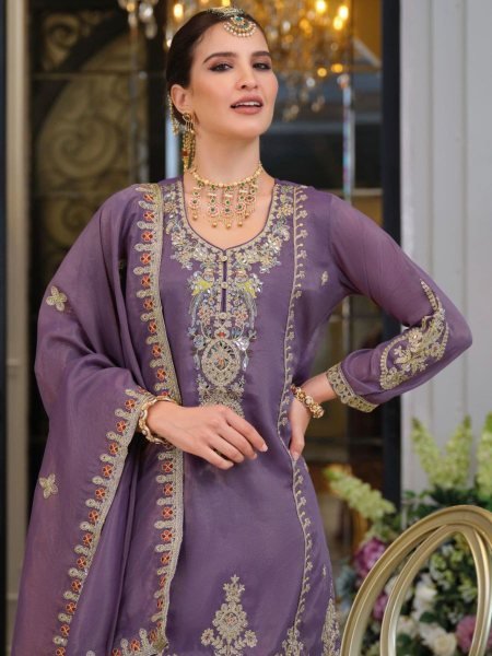 Readymade Eba Paradise Plazo Set With Embroidery Catalog Supplier Price Salwar Kameez
