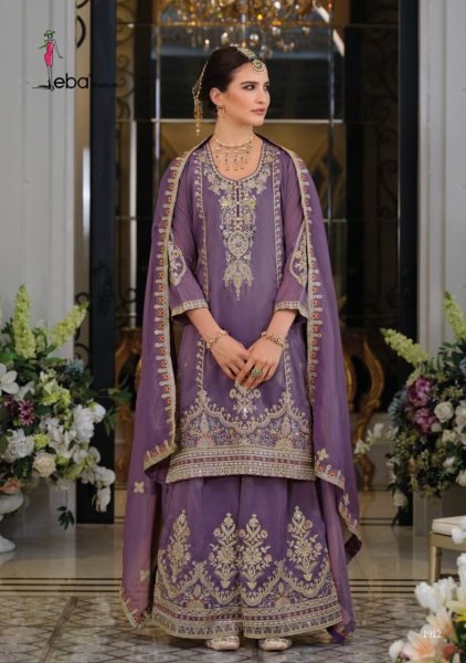 Readymade Eba Paradise Plazo Set With Embroidery Catalog Supplier Price Designer Plazzo Salwar Suits Wholesale