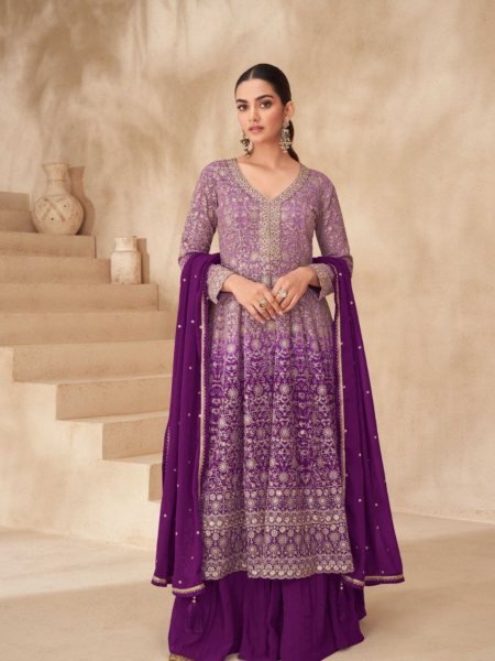 Readymade Embroidered Salwar Suits by Aashirwad Elegant Partywear Salwar Kameez