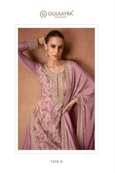  Real Chinon Best Quality Suit Set With Embroidery Work  Designer Plazzo Salwar Suits Wholesale
