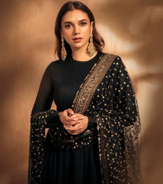 Refined Black Fox Georgette Party Wear Gown with Heavy Embroidery with Rich Sequence Work Ready To Wear Collection