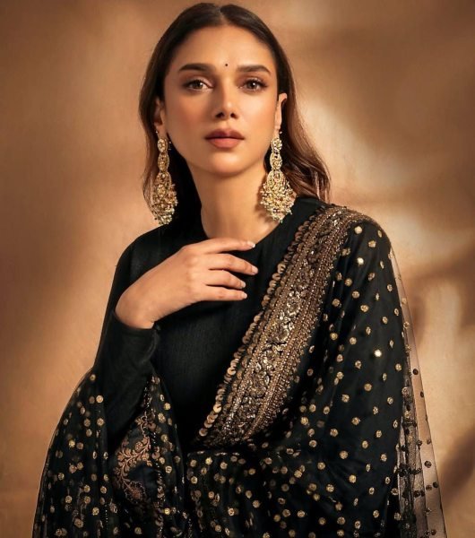 Refined Black Fox Georgette Party Wear Gown with Heavy Embroidery with Rich Sequence Work Ready To Wear Collection