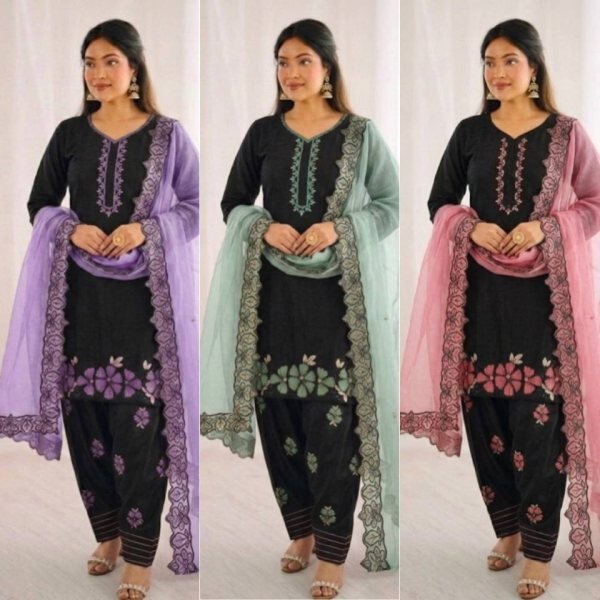 Refined Green Heavy Work Suit Set with Farshi Pant for Special Occasions Ready To Wear Collection