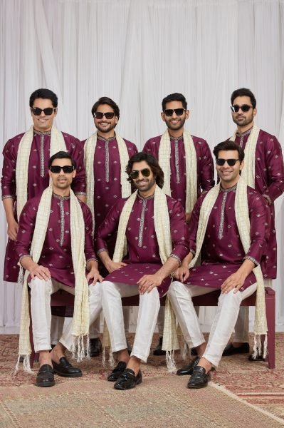 Refined Maroon Premium Art Silk Kurta Set at Manufacturer Rate Kurta Pajama Wholesale
