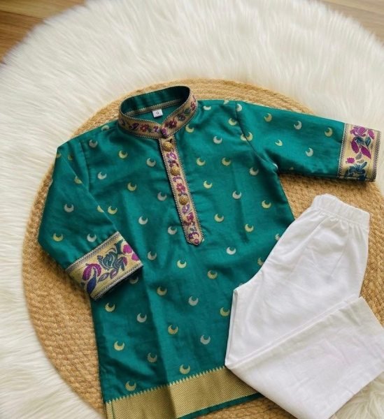 Refined Rama Boys Ethnic Wear Kurta Pant Set for Weddings and Festivals  Boys Wear
