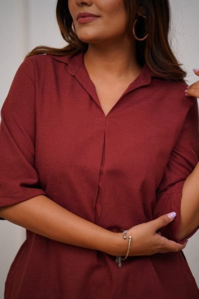 Relaxed Rayon Short Kurti with Matching Pant for Casual Wear Kurti With Bottom Wholesale