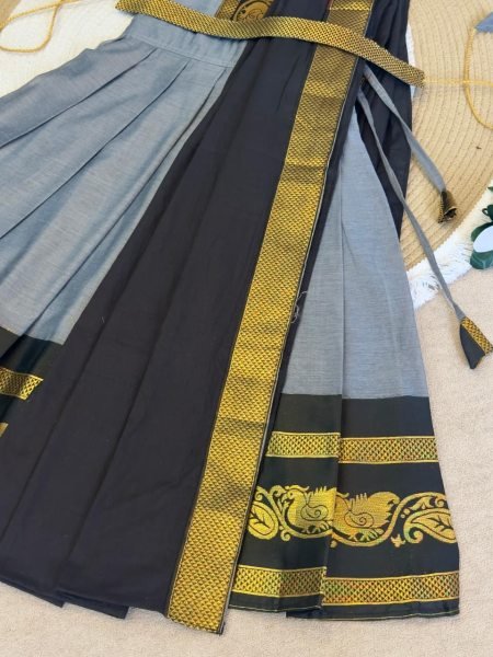 Remarkable Black Silk Lehenga Choli Set with Dupatta for Wedding Wear Girls Wear