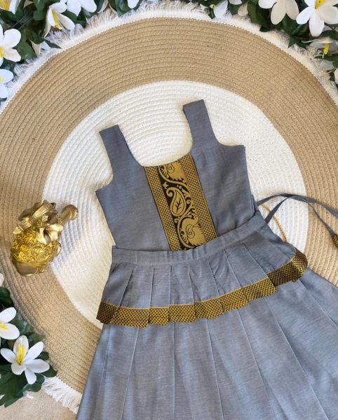 Remarkable Black Silk Lehenga Choli Set with Dupatta for Wedding Wear Girls Wear