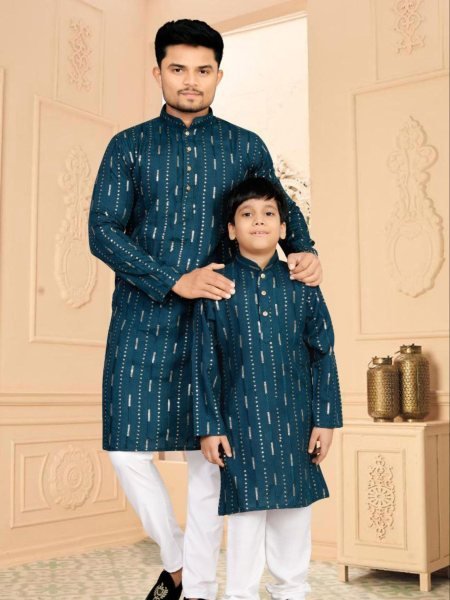 Resellers Best Offer Festive Cotton Kurta Pajama Combo for Father and Son Premium Quality at Wholesale Price Father Son Collection 