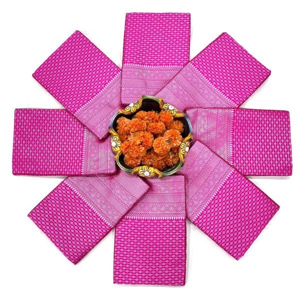 Revolutionary Pink Soft Lichi Silk Saree with Rich Pallu at Manufacturer Rate Silk Sarees Wholesale