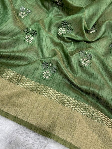 Rich Green Assam Silk Saree with Rich Zari Weaving Chit Pallu and Running Blouse Silk Sarees Wholesale