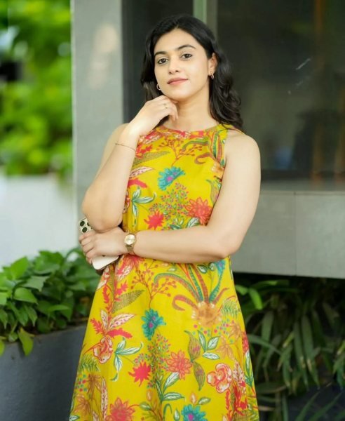 Rich yellow Floral Kalamkari base A line Kurti Palazzo pants Printed Kurtis