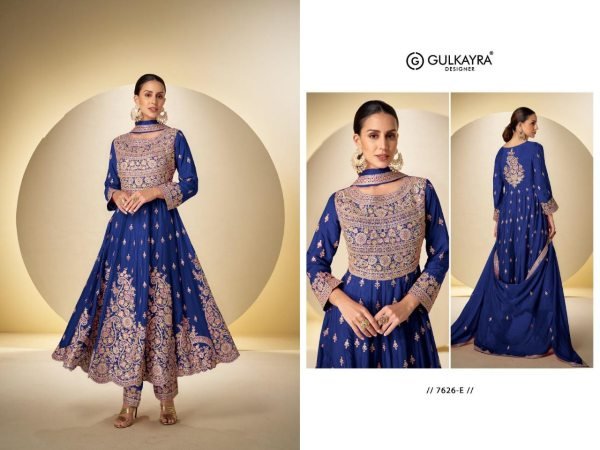 Rishta Readymade Royal Blue Georgette Anarkali Suit for International Buyers  Anarakali Gown Wholesale
