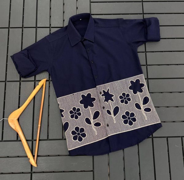 Royal Blue Comfortable Cotton Shirt for Summer Wear Men Mens Shirt