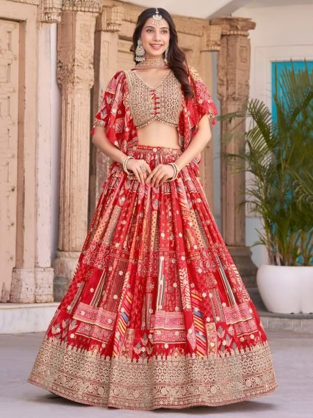 Stunning Chinnon Silk Lehenga with Heavy Zari Work Grand Wedding Bridal Look  Designer Lehenga Choli
