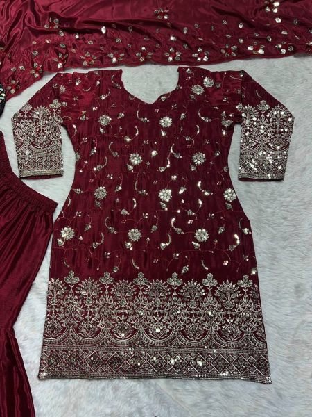 Royal Export Presenting Embroidered Work Sharara Suits  Ready To Wear Collection