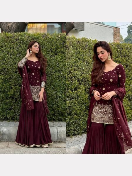 Royal Export Presenting Embroidered Work Sharara Suits  Ready To Wear Collection