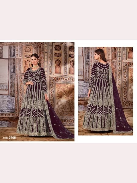 Royal Export Presenting Heavy ButterFly Net Anarkali Gown Collection  Anarakali Gown Wholesale