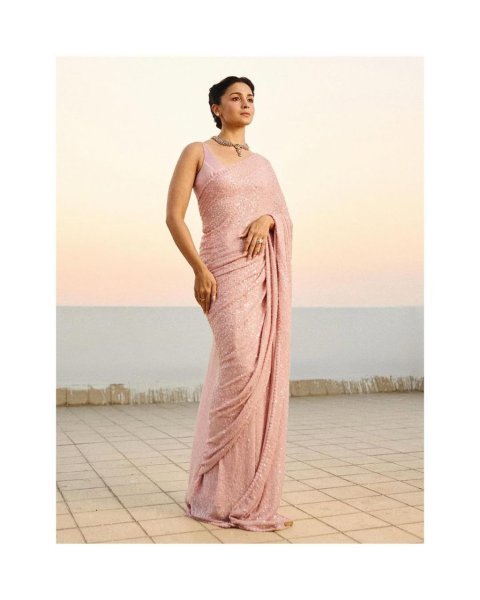 Royal Export Wholesale Collection Bollywood Star Alia Bhatt Inspired Pink Saree Bollywood Fancy Sarees Wholesale