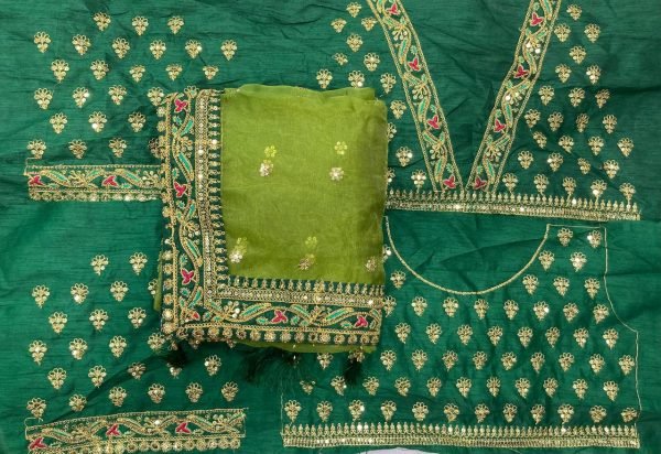 Royal Organza Embroidered Saree with Designer Butti   Lace Border Banglory Silk Festive Wear Textile Exporters Surat Organza Sarees Wholesale