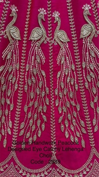 Royal Pink Silk Lehenga with Heavy Embroidery for Brides Wedding Wear Bridal Lehenga Choli