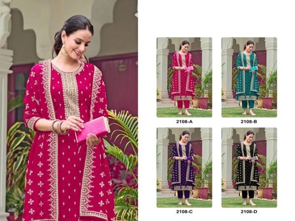 Royal Purple Designer Sequence Embroidery Salwar Suit at Manufacturer Price Churidar Salwar Suits Wholesale