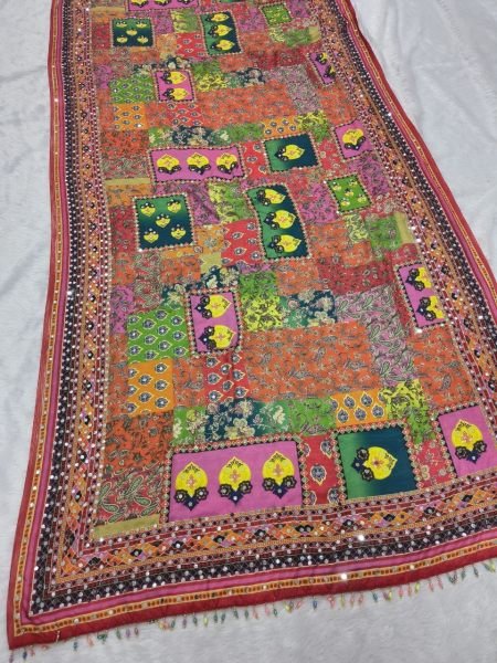 Royal Rani Pink   Coral Multi Color Heavy Embroidered Designer Saree Bollywood Fancy Sarees Wholesale