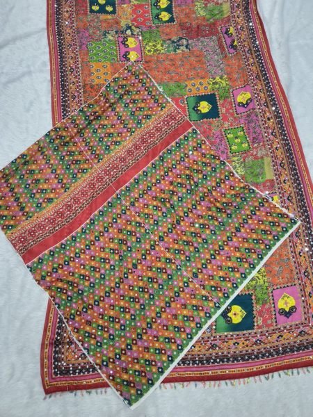 Royal Rani Pink   Coral Multi Color Heavy Embroidered Designer Saree Bollywood Fancy Sarees Wholesale