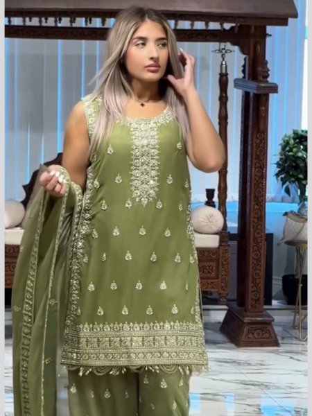 wholesale embroidered sharara suit with dupatta for festive season Ready To Wear Suit