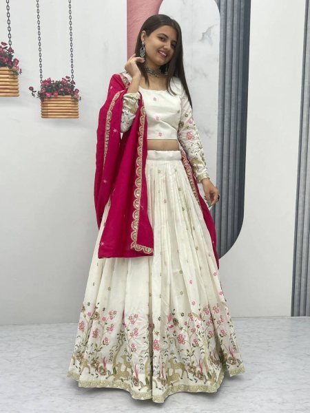 Royal Vichitra Lehenga with Embroidered Dupatta Perfect for Festive Occasions  Lehenga