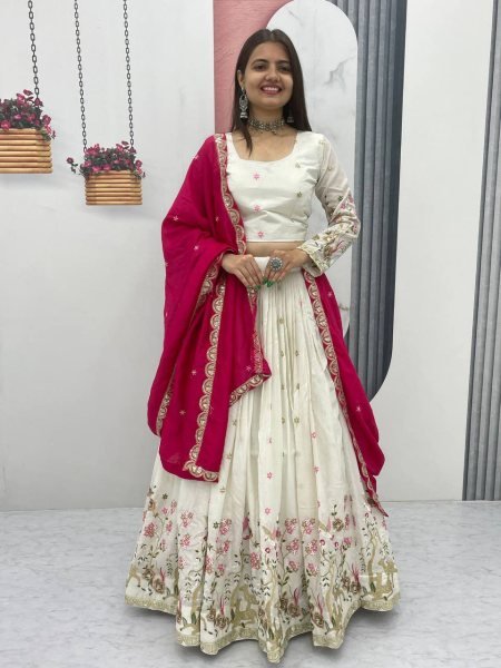 Royal Vichitra Lehenga with Embroidered Dupatta Perfect for Festive Occasions Designer Lehenga Choli