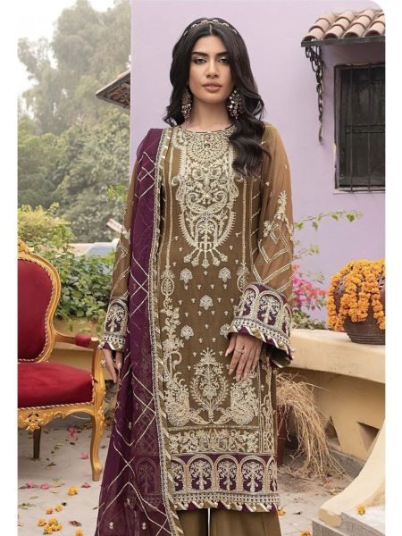 Sajida Designer SD 1045 Khushbu Georgette Embroidered Pakistani Suit for Resellers Salwar Kameez