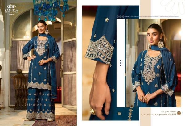 Sanika Monica Readymades Designer Sharara Dress Catalog wholesaler  Designer Plazzo Salwar Suits Wholesale
