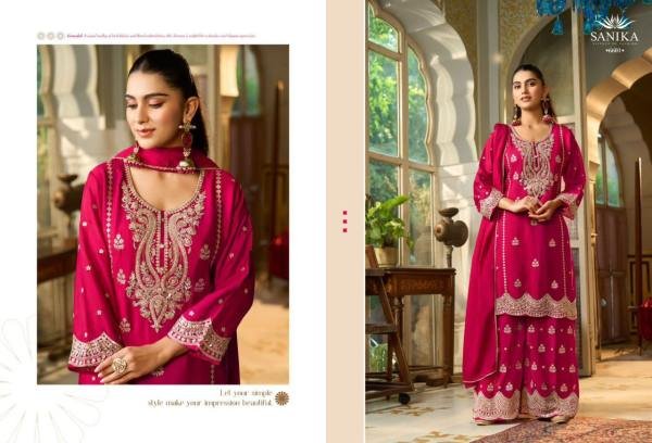 Sanika Monica Readymades Designer Sharara Dress Catalog wholesaler  Designer Plazzo Salwar Suits Wholesale
