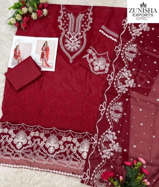 Zunisha Exports Vol 1 Chikankari Pakistani Suit Wholesale Catalog Pakistani Suits Wholesale