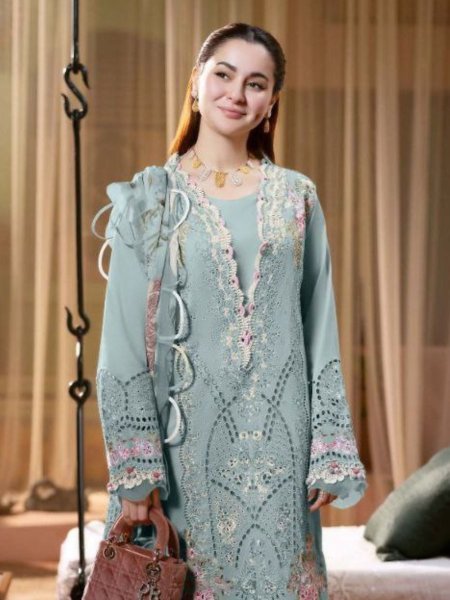 Saniya Trendz Cotton Lawn Pakistani Suits Wholesale Exporter from Royal Export Salwar Kameez