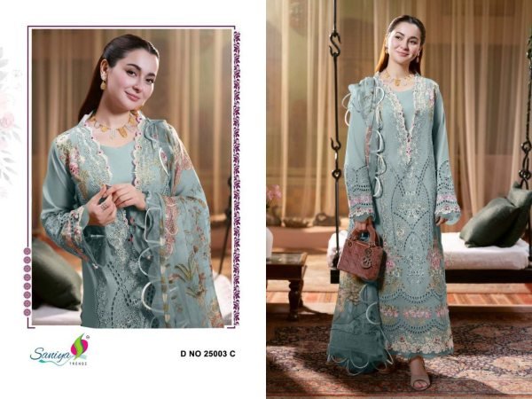 Saniya Trendz Cotton Lawn Pakistani Suits Wholesale Exporter from Royal Export Pakistani Suits Wholesale