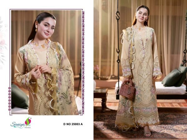 Saniya Trendz Lawn Cotton Suits with Embroidery Premium Wholesale Suit Pakistani Suits Wholesale