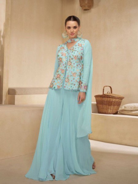 Sayuri Designer Free Size Stitched Real Georgette Suits  