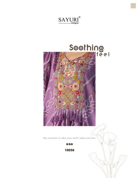 Sayuri Lavender Chinon Silk Designer Poncho Set For Boutiques and Resellers Designer Plazzo Salwar Suits Wholesale