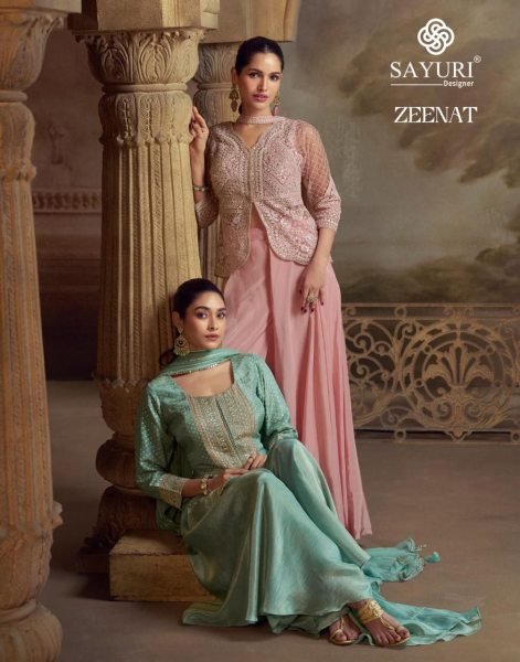 Sayuri Zeenat 5821 Fancy Designer Salwar Suit Export Quality Catalogue Full Set Salwar Kameez
