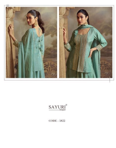 Sayuri Zeenat 5821 Fancy Designer Salwar Suit Export Quality Catalogue Full Set Salwar Kameez