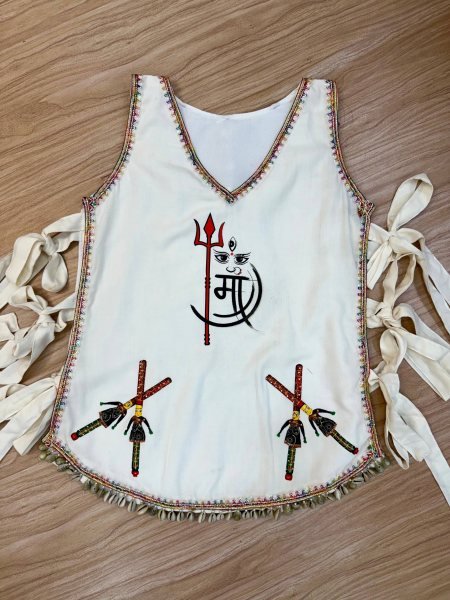 Seamless White Designer Pure Cotton Lehenga with Hand Print Work and Koti at Wholesale Rate Navratri Lehnega Choli