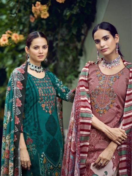 Selena Summer Collection  Pure Lawn Cotton Digital Print Embroidered Suit Set Wholesale Printed Salwar Kameez 
