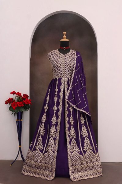 Semi Stitched Premium Collection Anarkali In Wholesale Price Anarakali Gown Wholesale