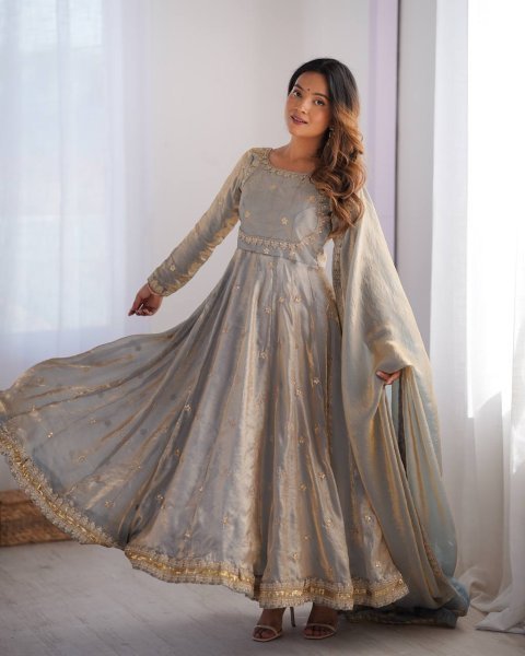 Shop Designer Indian Gown Sets Coding   Sequin Work Best Offer Anarkali Kurtis 