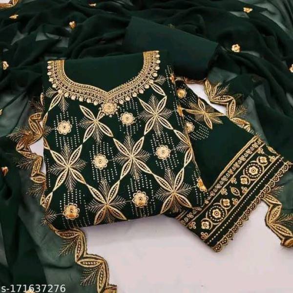 Shop Georgette Salwar Suit Online for Weddings & Festive Wear At Manufacturer Rate Color Set Matching Dress Material Wholesale